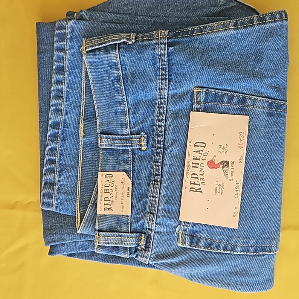 NWT - Red Head Brand Co. Classic Fit Men's Jeans - Size 40x32